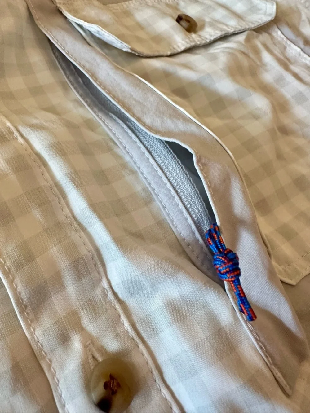 ✨SOLD✨Patagonia Boat & Beach Shirt | L |Oversized Cover-Up Neutral Coastal - Picture 8 of 13